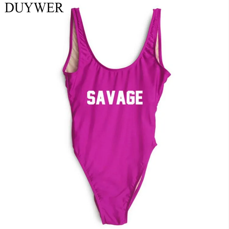 Purple Bodysuit One-piece Swimsuit SAVAGE One Piece Swim Suit 2018 Bikini Top Women's Swimwear High Cut Monokini Bathing | Спорт и