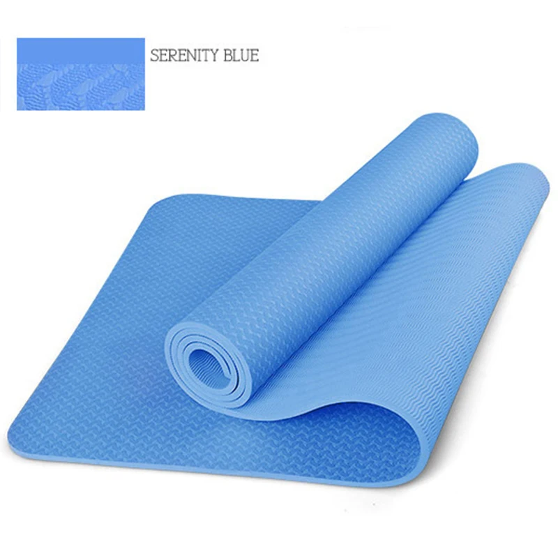 8 мм TPE йога коврик с мешком Нескользящие Коврик для начинающих окружающей среды