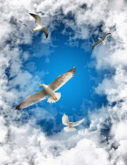 Водонепроницаемые самоклеящиеся настенные Стикеры Потолочный фон настенная