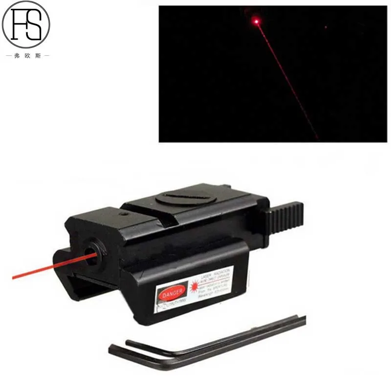 

Tactical Red Dot Laser Sight Scope Compact Pistol 532nm 20mm Rail Hunting Shooting Airsoft For 1911 G17 19 20 21 22 23 30 31 32