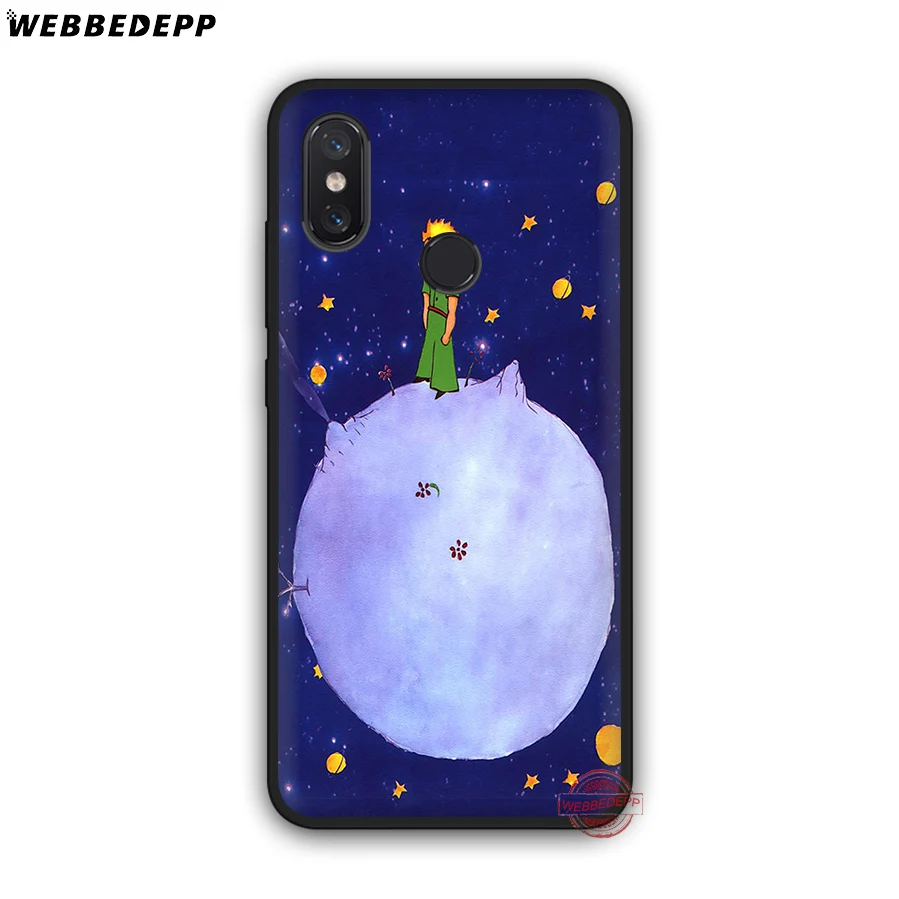 Мягкий силиконовый чехол WEBBEDEPP The Little Prince для Xiaomi Mi 6 8 9 SE MAX 3 A1 A2 Lite F1 | Мобильные