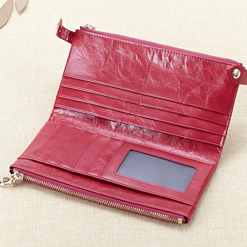 Клатч COMFORSKIN для женщин кошельки премиум класса из 100% натуральной кожи