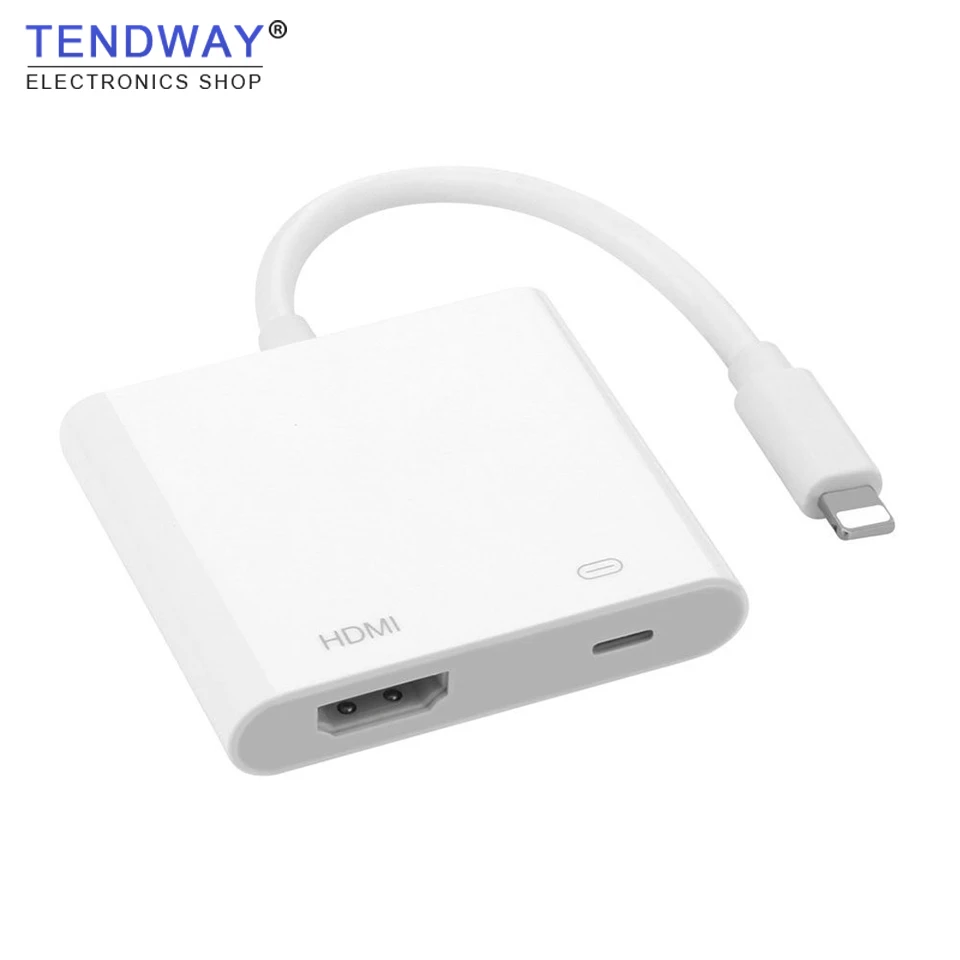 Для Масая цифровой av адаптер Lightning HDMI 4 К Кабельный разъем до 1080 P HD для iphone 8/8