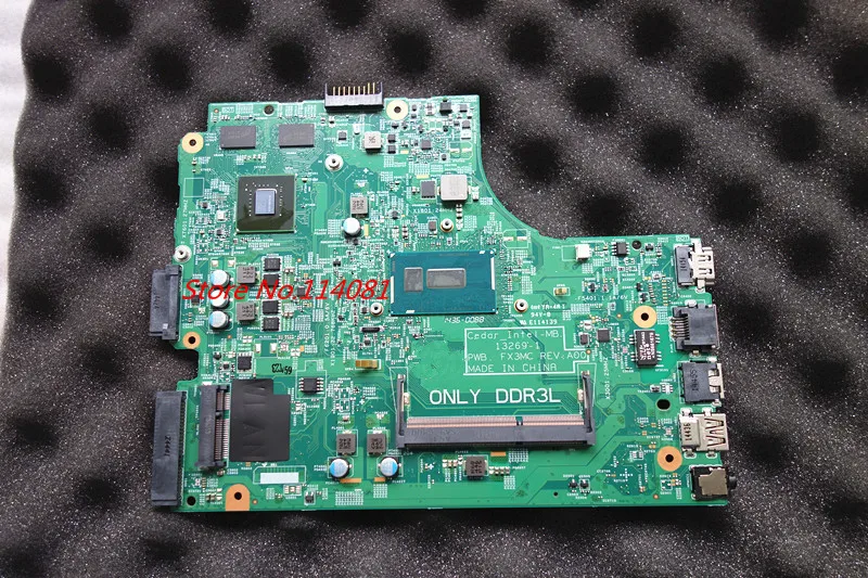Подходит для материнской платы DELL 3542 с 3805U cpu 13269 1 FX3MC CN 064HF9 64HF9 отличный