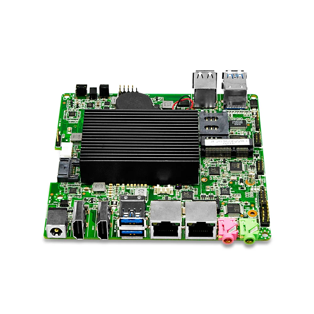 Billig Mini PC Celeron J3060 Fanless 2 Lan 3 Display COM X86 Linux Als Firewall Router Motherboards Micro Computer Günstige Mini PC
