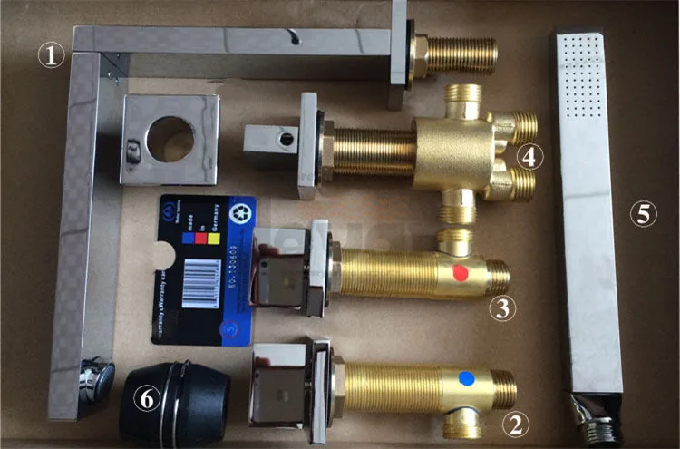 Высококачественный двухфункциональный смеситель Водопад для ванной комнаты 3