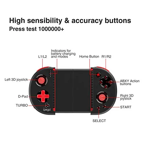 IPEGA PG-9087 Bluetooth Android геймпад беспроводной игровой контроллер PC джойстик для