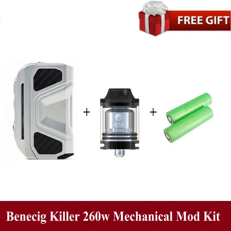 BENECIG 260 Вт вейпер Benecig убийца vape механическая мод с бесплатной vaporzier Ijoy Торнадо RTA Sub