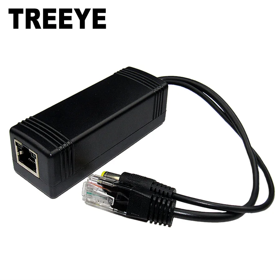 Стандартный IEEE802.3af 10/100 Мбит/с PoE сплиттер адаптер питания Ethernet Pin 1/2 (+) 3/6 ( ) или 4/5 7/8