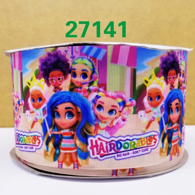 Free shipping 50 yard cartoon printed grosgrain ribbon 27019 | Дом и сад