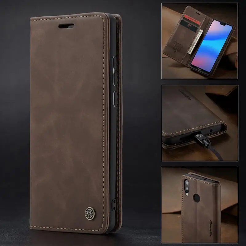 Магнитный флип чехол для huawei P Smart 2019 Honor 9 10 lite P30 P20 Pro телефона 360 Роскошный Матовый