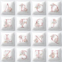 26pcs cartoon letter pillow kids soft toy room decoration letter pillow english alphabet polyester cushion cover for sofa pillow