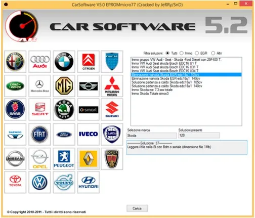Автомобильное программное обеспечение v5.2 EPRO Mmicro77 с файлом для трещин CarSoftware 5 2 (immo