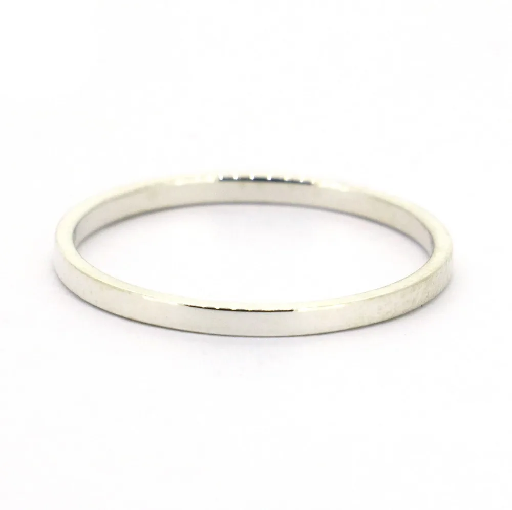 Wellmade 1 5 мм сплошной 925 пробы серебро плотная кольцо|band ring|solid sterling silverring band |