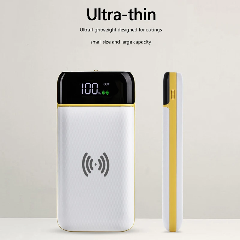 Fast charging wireless mobile power 20000mAh external battery portable phone charger universal 2 USB tablet | Мобильные телефоны и