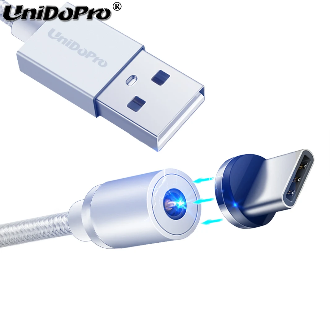 USB C Type 360 градусов Круглый Магнитный зарядный кабель для Doogee Y7 Plus Mix 2 T3 F7 Pro Cube X1 KNote