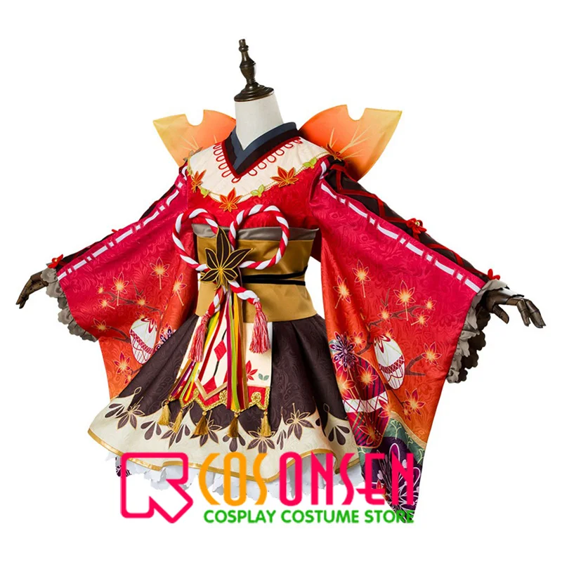 Love Live! Осенний костюм для косплея Kunikida Hanamaru ONSEN все размеры маскарадный |