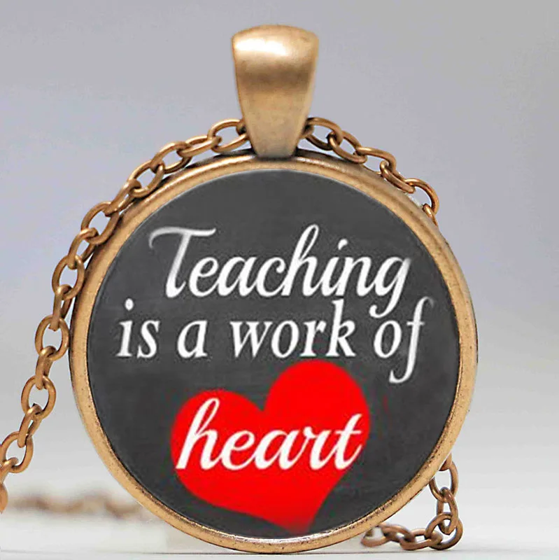 Ожерелье учителя учение это работа чокер с подвеской в форме сердца ожерелье для