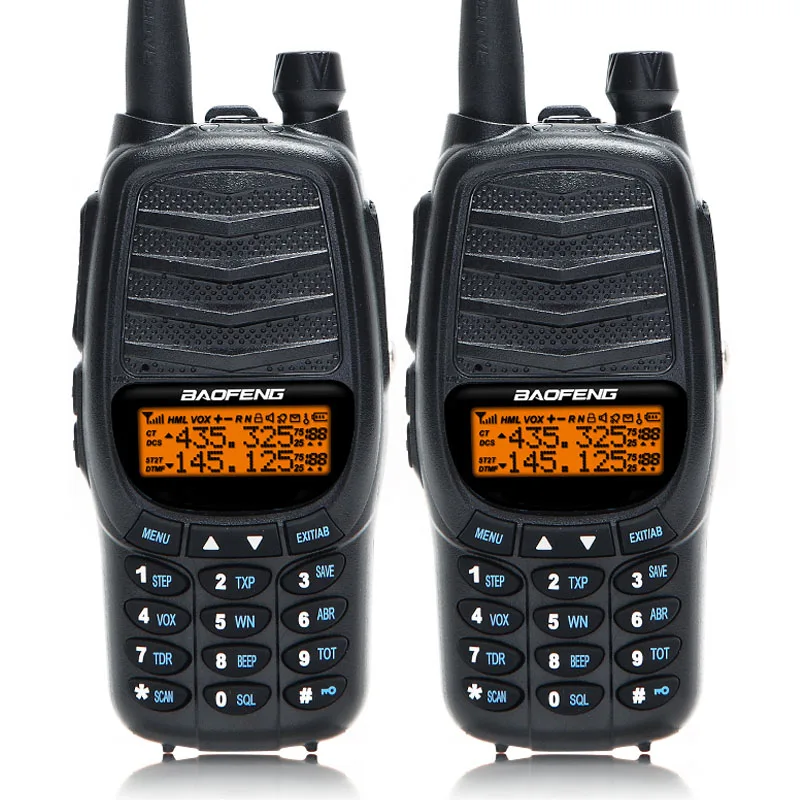 black 2 шт. Baofeng UV-X9 Plus 10 Вт мощная портативная рация 10 км обновленная UV-82 uv82 uv-9r CB Ham Radio - Цвет: black
