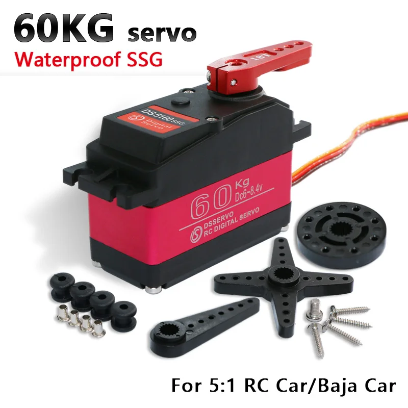 Baja цифровой сервопривод с высоким крутящим моментом 60 кг DS5160 HV для 1/5 Redcat HPI 5B SS RC