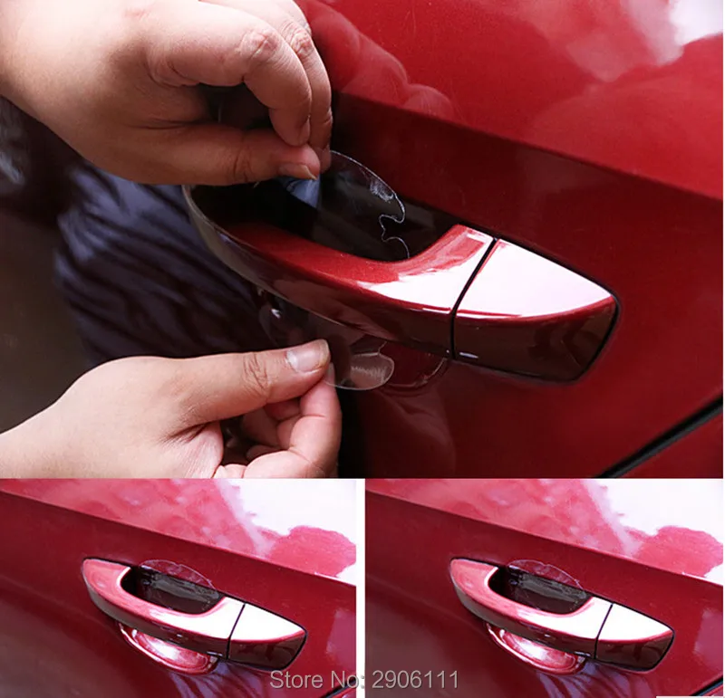 4 шт. наклейки на дверные ручки автомобиля защитная пленка для SUBARU Forester 2014 2016 Outback