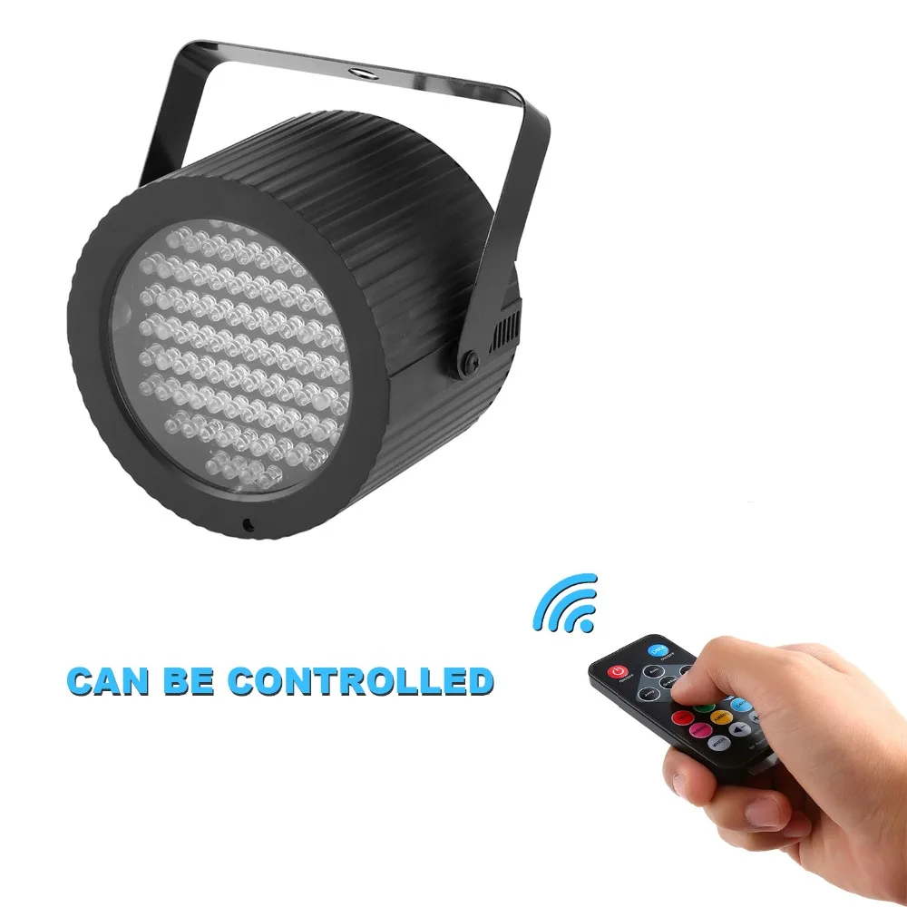 86 светодиоды этап Par огни с пульта дистанционного управления DMX512 RGB Strobe Light
