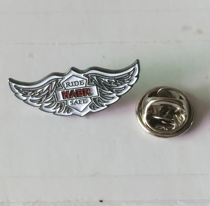 RIDE NABR безопасные металлические значки на лацкан Металлическая Булавка для