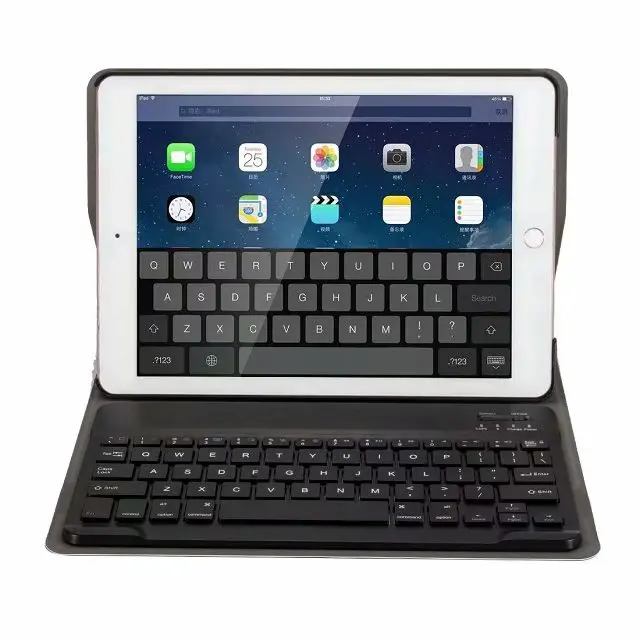 Чехол с клавиатурой Bluetooth для IPad 9 7 2017 2018 5-й 6-й Air 2 Pro планшет ткань подсветкой