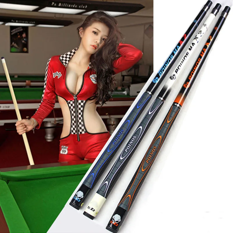 Новый клен пул Кии для биллиарда 11 5 мм наконечник белый/синий/оранжевый цвета