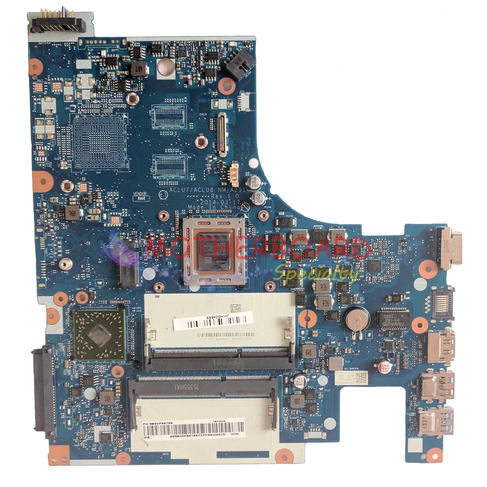 Vieruodis для Lenovo Z50 75 80EC материнская плата ноутбука A10 7300 CPU AM7300ECH44JA NM A291 5B20F66798