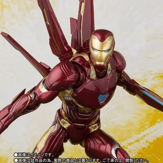 Железный человек MK50 MK85 фигурка Ironman Nano Mark 50 85 Тони Старк ко СВЧ Мстители Endgame Infinity