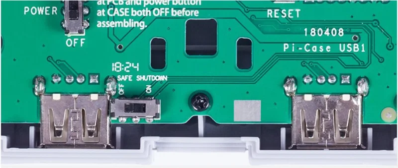 Retroflag игровая консоль SUPERPi чехол J+ вентилятор охлаждения+ радиатор для Raspberry Pi 3 Model B+ 3B 2B