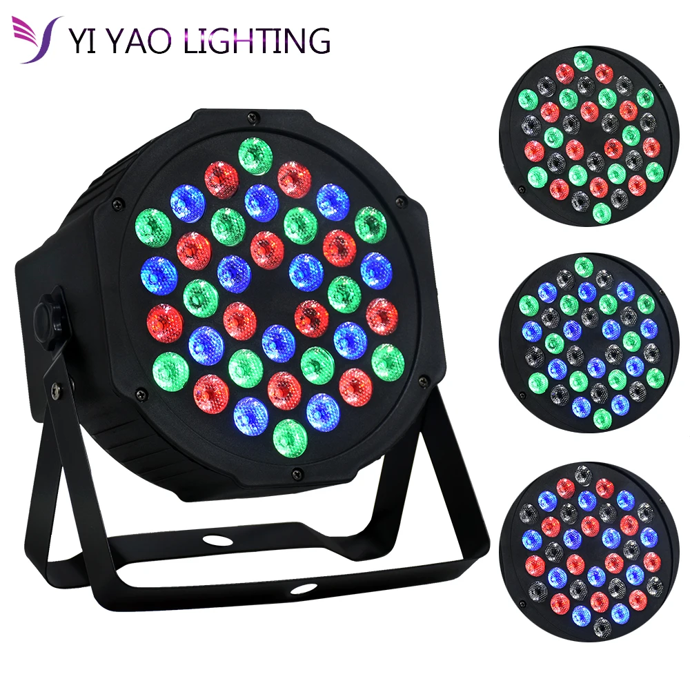 6 шт. 1 Вт лампы бусины 36x1 Вт led Par огни профессиональный сценический dj оборудование подходит для баров, сцены, клубов, вечеринок и т. Д