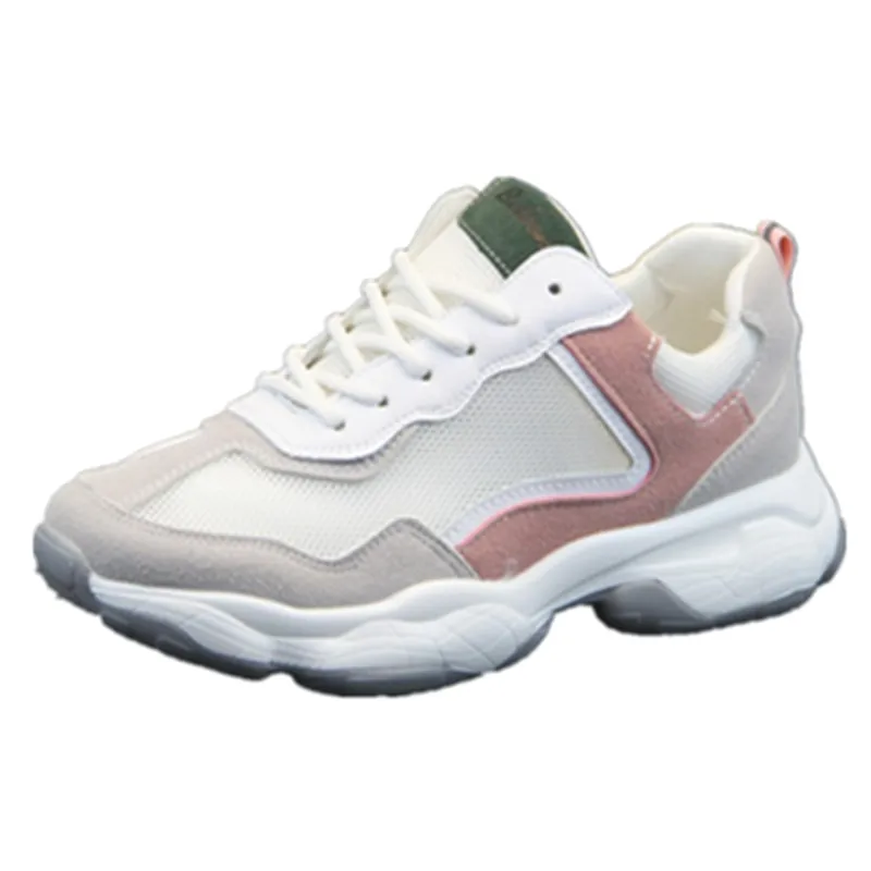 

Women Sneakers 2019 Fashion Casual Shoes Woman Comfortable Breathable White Flats Female Platform Sneakers Chaussure Femme