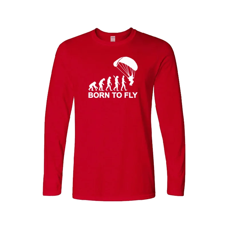 Футболка мужская с длинным рукавом хлопковая смешная дизайнерская рубашка