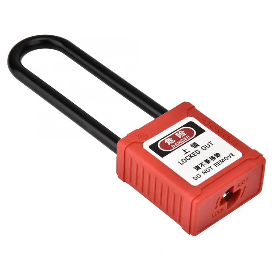 Industrial Safety Padlock Long Insulated Beam Lockout Tag Out Isolation Lock sliding door lock code | Обустройство дома