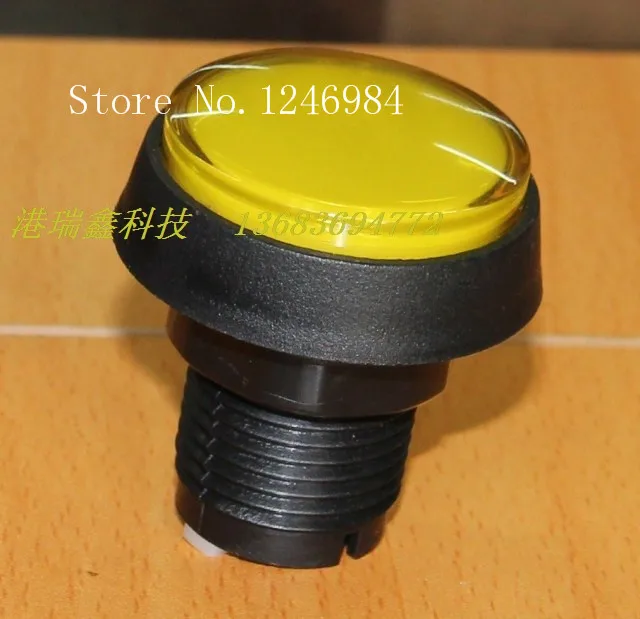 

[SA]Video game console accessories button buttons yellow circle hypotenuse mainframe computer switch button--20pcs/lot