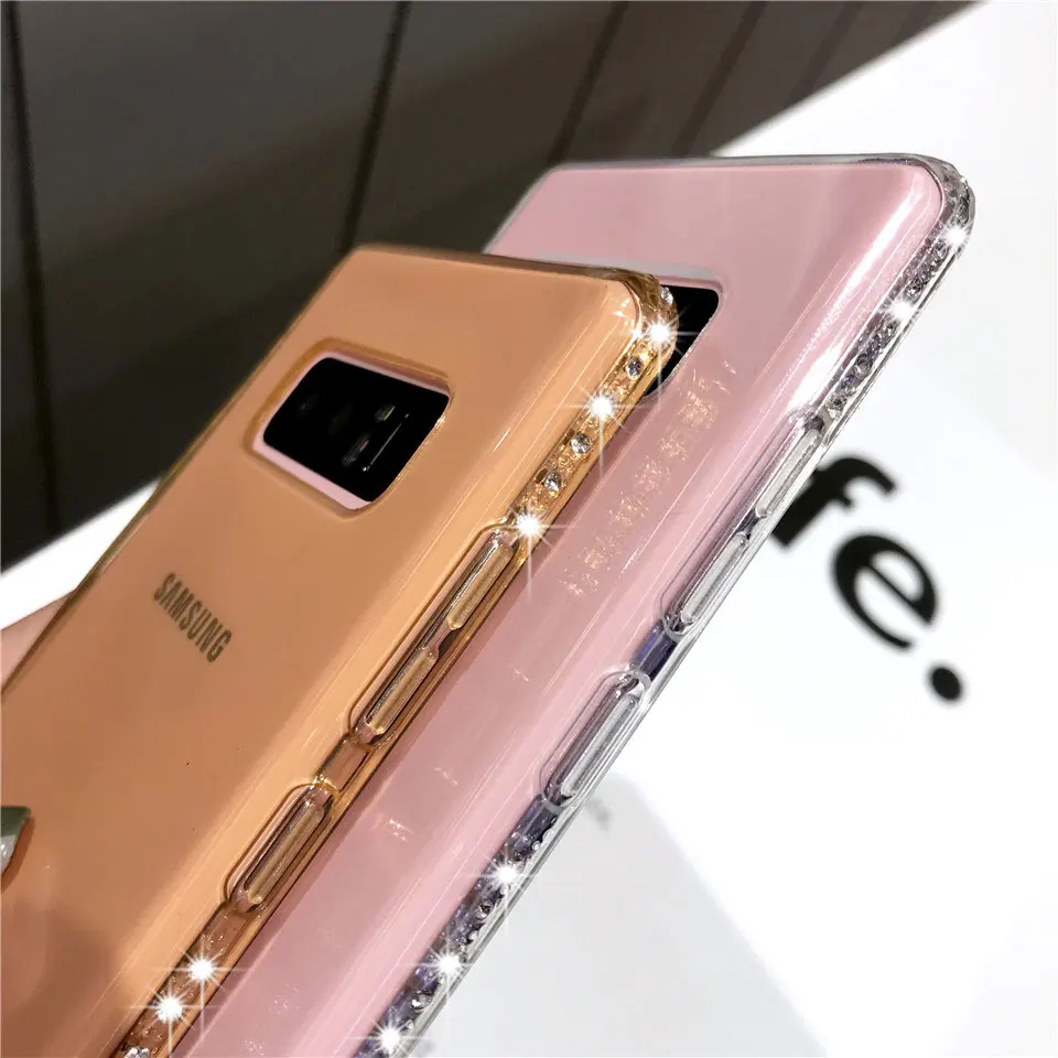 Diamond телефонные чехлы для Samgung S10E S10 S9 S8 плюс S7 край A10 A20 A30 A40 A50 A60 A70 M10 M20 M30 чехол