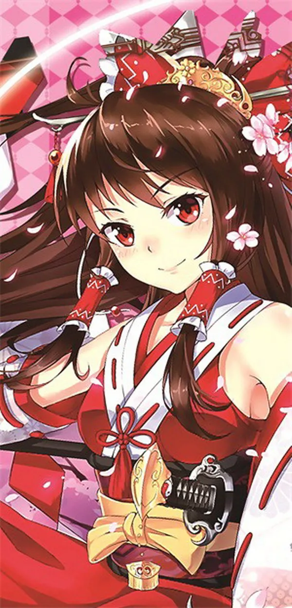 Полотенце Touhou Project аниме Hakurei Reimu 137*69 см #39479|anime towel|towel animeh towel |
