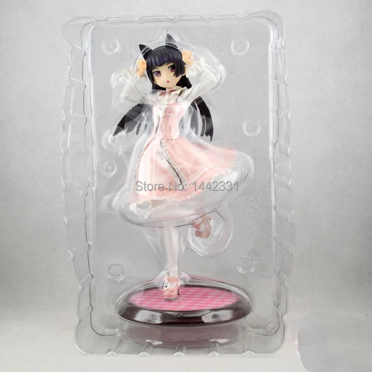 Сексуальное розовое платье с черной кошкой Kuroneko 24 см. без Imouto My Little Sister из ПВХ