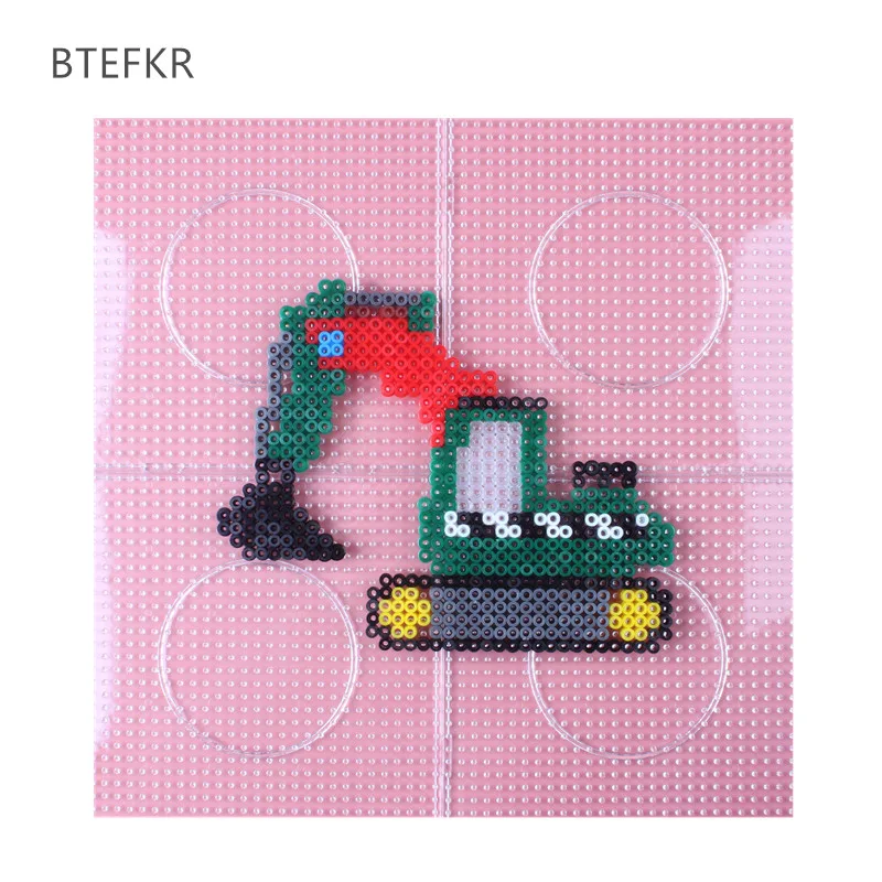 2 6 мм Hama Bead квадратная Наклейка 3D головоломка шаблон для Perler Beads образовательные