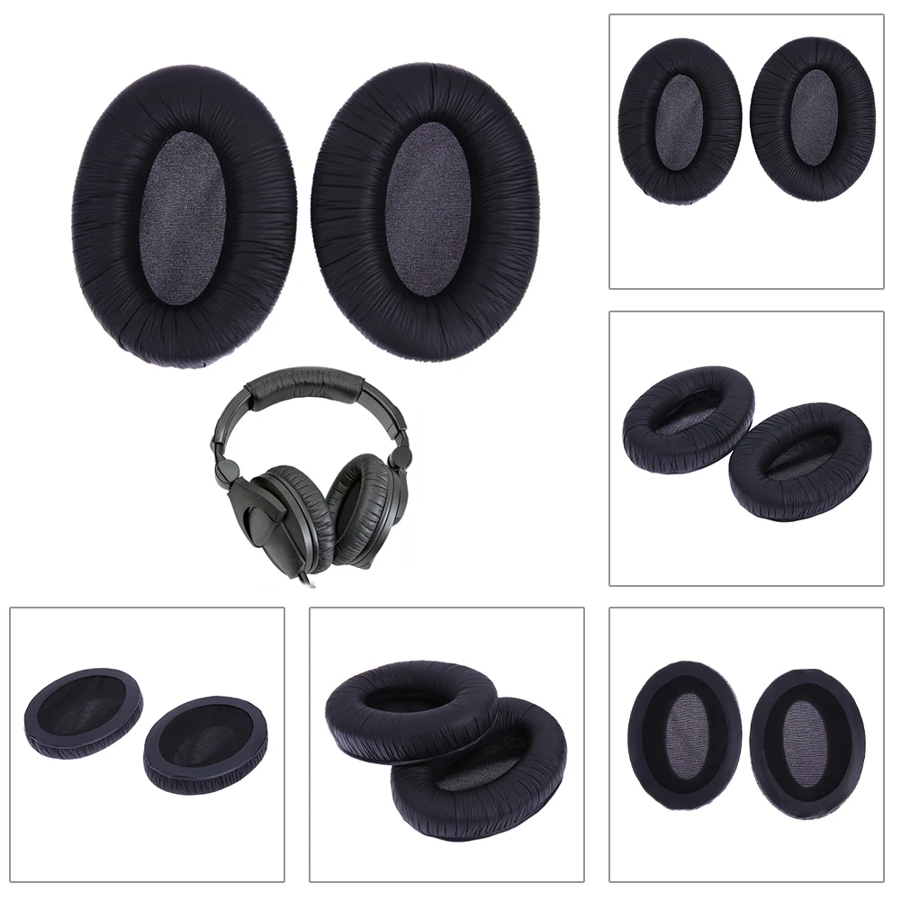 1 пара черные сменные амбушюры белковые кожаные для Sennheiser HD280 HD 280 Pro Наушники L3FE|ear