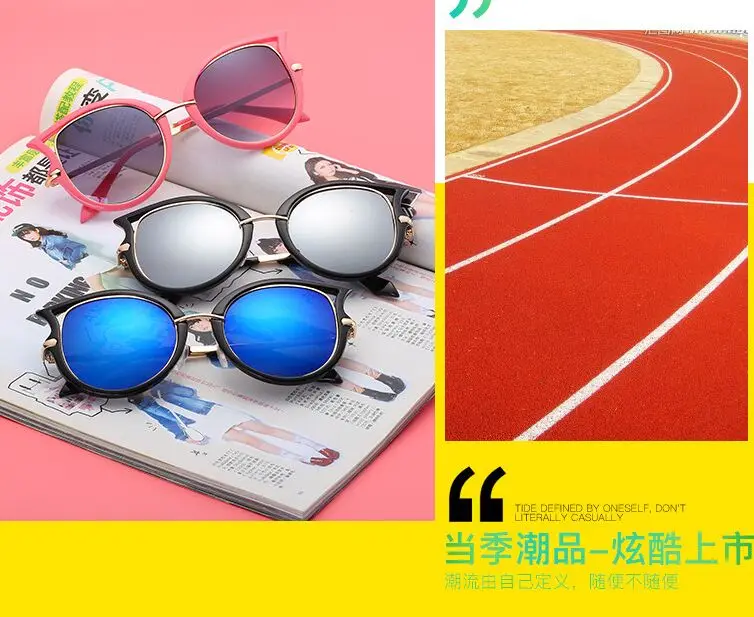 Винтажные Солнцезащитные очки кошачий глаз женские солнцезащитные