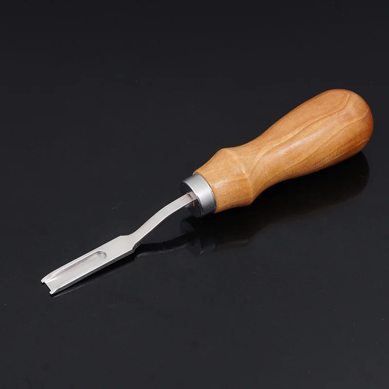 

1 PCS DIY Leather Working Wide Edge Beveler Edge Cutting Tool Leathercraft Skiving Trimming Tool DIY Wide Mouth