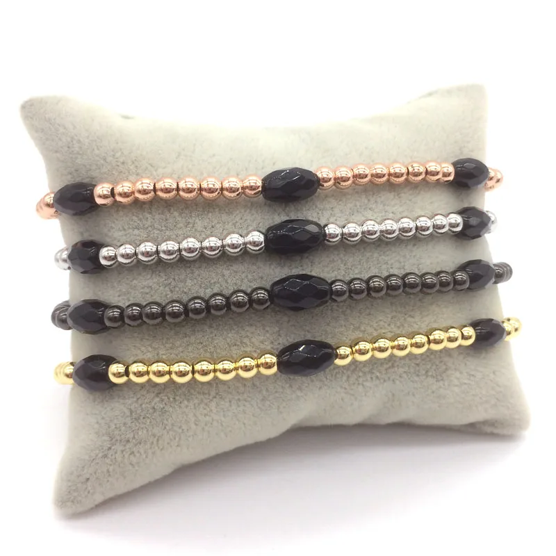 NAIQUBE 2017 New Design Brand Men Bracelet Prismatic Stone Beads&amp4MM copper Beads Braided Macrame Jewelry Gift | Украшения и
