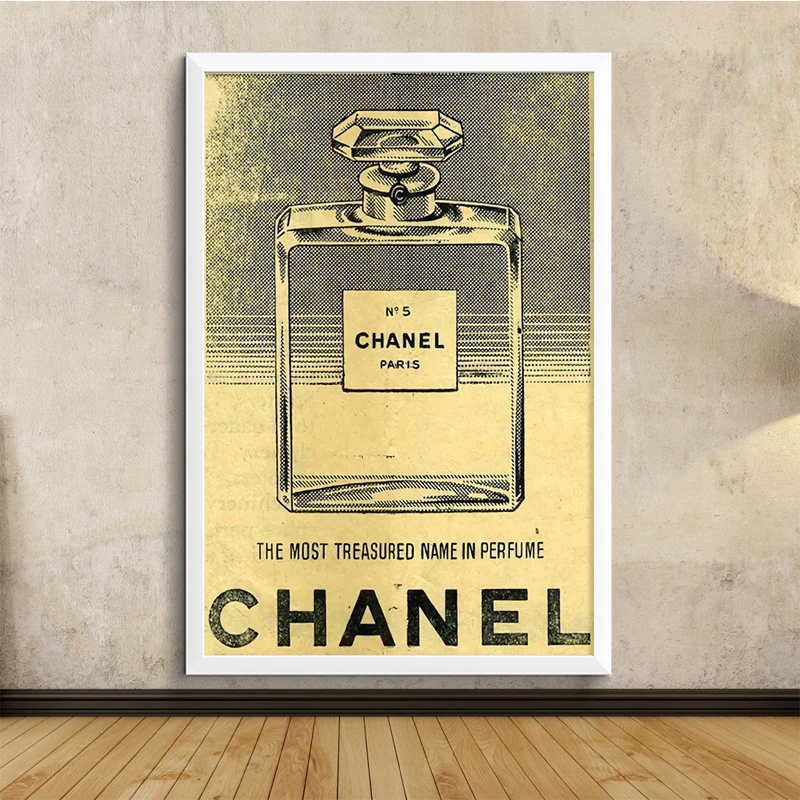 Noog модные женские туфли духи плакат Поп Wall Art из парусины в стиле ретро плакаты с