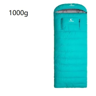lake blue 1000g Сверхлегкий спальный мешок для кемпинга 4 сезона спальный мешок зимний спальный мешок пуховый конверт Тип Открытый Кемпинг Аксессуары - Цвет: lake blue 1000g