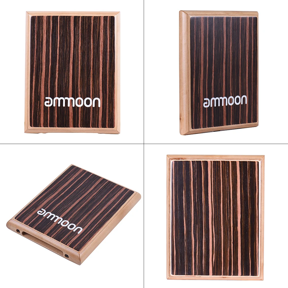 Компактный дорожный барабан Cajon плоский ручной перкуссионный инструмент с