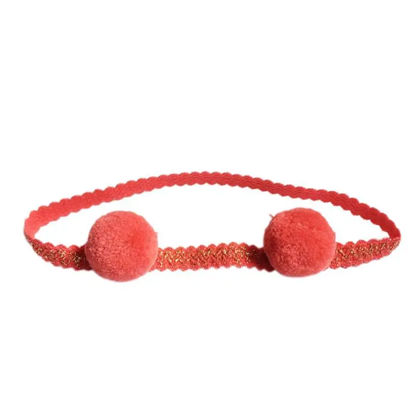 Оранжевый Детская одежда для девочек Hairball Hairband повязка на голову тюрбан узел резинка для волос accessoriesbaby повязка на голову - Цвет: Оранжевый