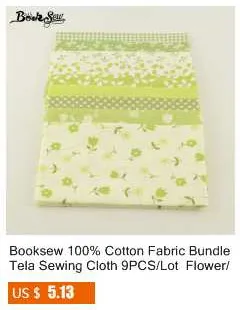 Booksew, новинка, 7 шт./лот, наборы красного цвета, хлопок, 50 см х 50 см, ткань для рукоделия, для вышивания, стеганая текстильная ткань, кукольная ткань